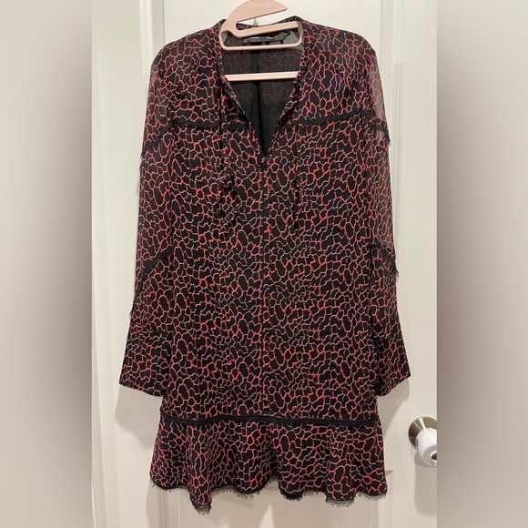 Proenza Schouler Crepe Chiffon Silk Dress Size 2 - Picture 5 of 11